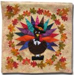 Turkey Quilt - 3D Feathers