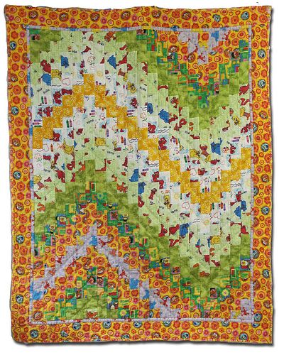 Sesame Street Bargello Quilt