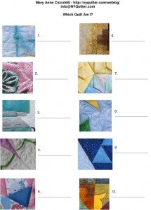 Which quilt Am I (contact info) Which quilt Am I (contact info)