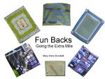 Fun Backs - Going the Extra Mile